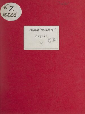 cover image of Objets